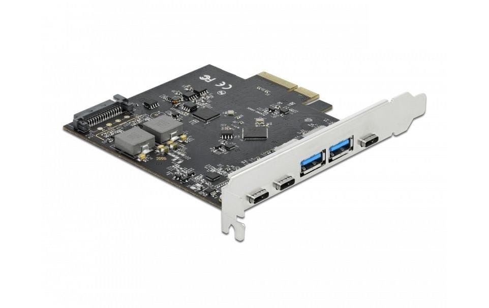 Delock PCIe 3x USB-Typ-C, 2x USB-A USB 3.2 Gen.2 (10 Gbps) kaufen Schweiz | Mediatech.ch