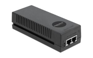 Delock PoE+ Injector, 10GE, 30Watt 802.3at, 0.1,1,10GE