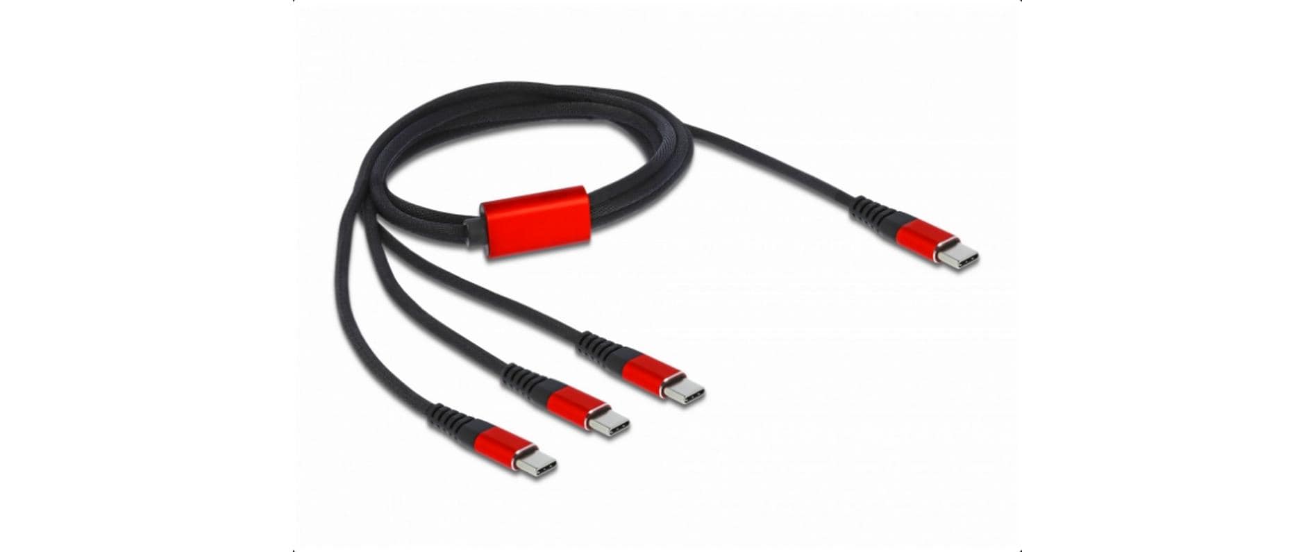 Delock USB2.0-Ladekabel 3 in 1, 1m USB-C - 3xUSB-C bis 3A kaufen Schweiz | Mediatech.ch