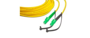Lightwin LWL Simplex Patchkabel Singlemode 9/125µm, LC/APC-LC/APC, 3m