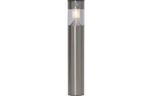 Star Trading Solar Pollerleucht Marbella Edelstahl, Lichtfarbe Warmweiss, 0.06W
