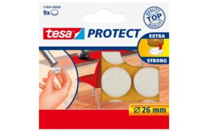Tesa Filzgleiter rund, weiss Ø 26mm