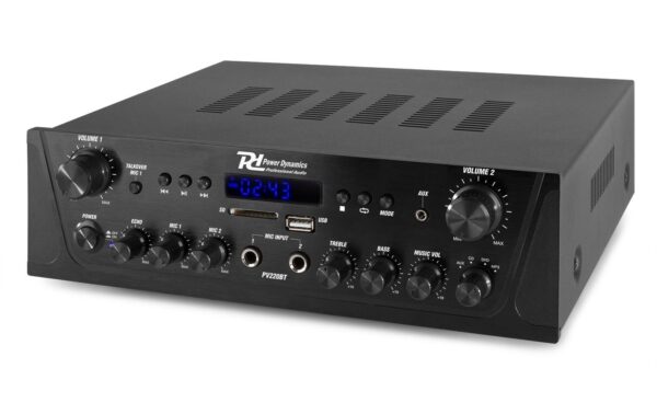 Power Dynamics PV220BT 2-Kanal Verstärker, 2x100W
