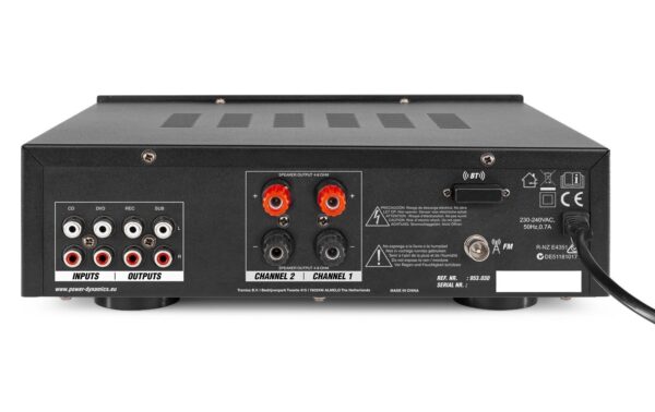 Power Dynamics PV220BT 2-Kanal Verstärker, 2x100W