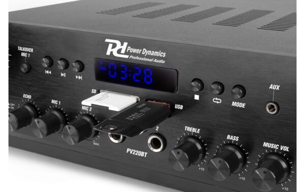 Power Dynamics PV220BT 2-Kanal Verstärker, 2x100W
