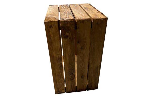 1162307_2 - Mediatech Holz Zollhaus Vintage Obstharasse Shabby Braun, Kiefer, 50x40x30 cm, FSC 100%