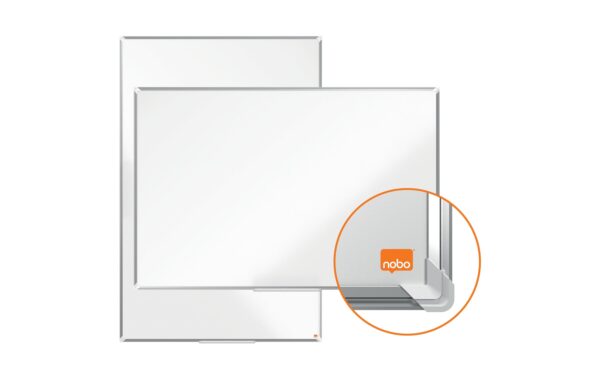 1162788_5 - Mediatech Nobo Premium Plus Whiteboard Stahl Nano Clean, 90x120cm