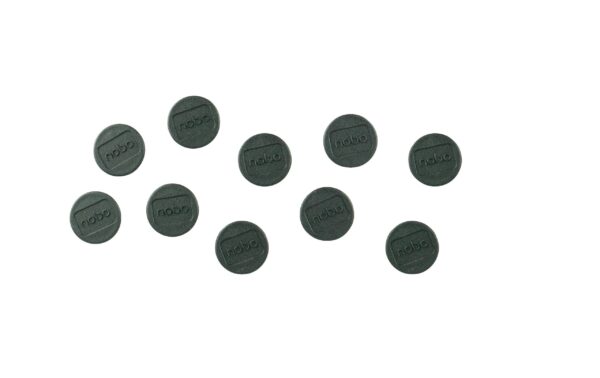 1162901 - Mediatech Nobo Magnet rund 13mm, 10 Stk. für ein Blatt, schwarz kaufen Schweiz | Mediatech.ch