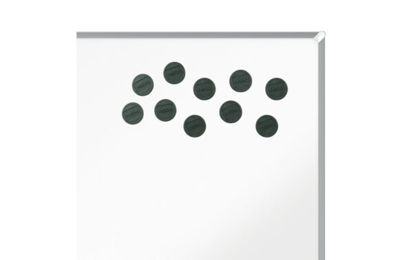 1162901_3 - Mediatech Nobo Magnet rund 13mm, 10 Stk. für ein Blatt, schwarz