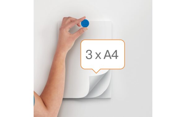 Nobo Magnet rund 20mm, 10 Stk. für bis zu 10 Blatt, sortiert