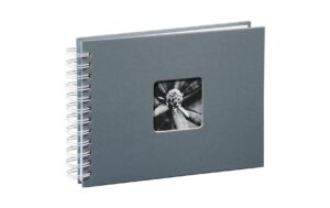 Hama Spiral-Album Fine Art 36x32cm, 50 weisse Seiten, Grau