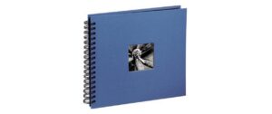 Hama Spiral-Album Fine Art 28x24cm, 50 schwarze Seiten, Azur