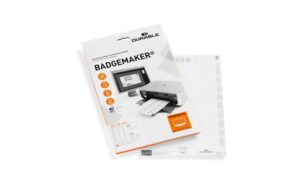 Durable Einsteckschilder für Namensschilder 60 X 90 mm, 20 Blatt, 160 Schilder