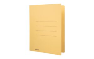 Biella Einlagemappe A4 240 gm² 100 Stück, Gelb, für 90 Blatt