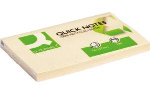 Connect Haftnotiz gelb recycling 127mmx76mm,  1 Block à 120 Blatt