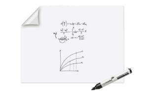 Legamaster MagicChart Whiteboard 90x120cm statische Haftung auf glatten Oberflächen