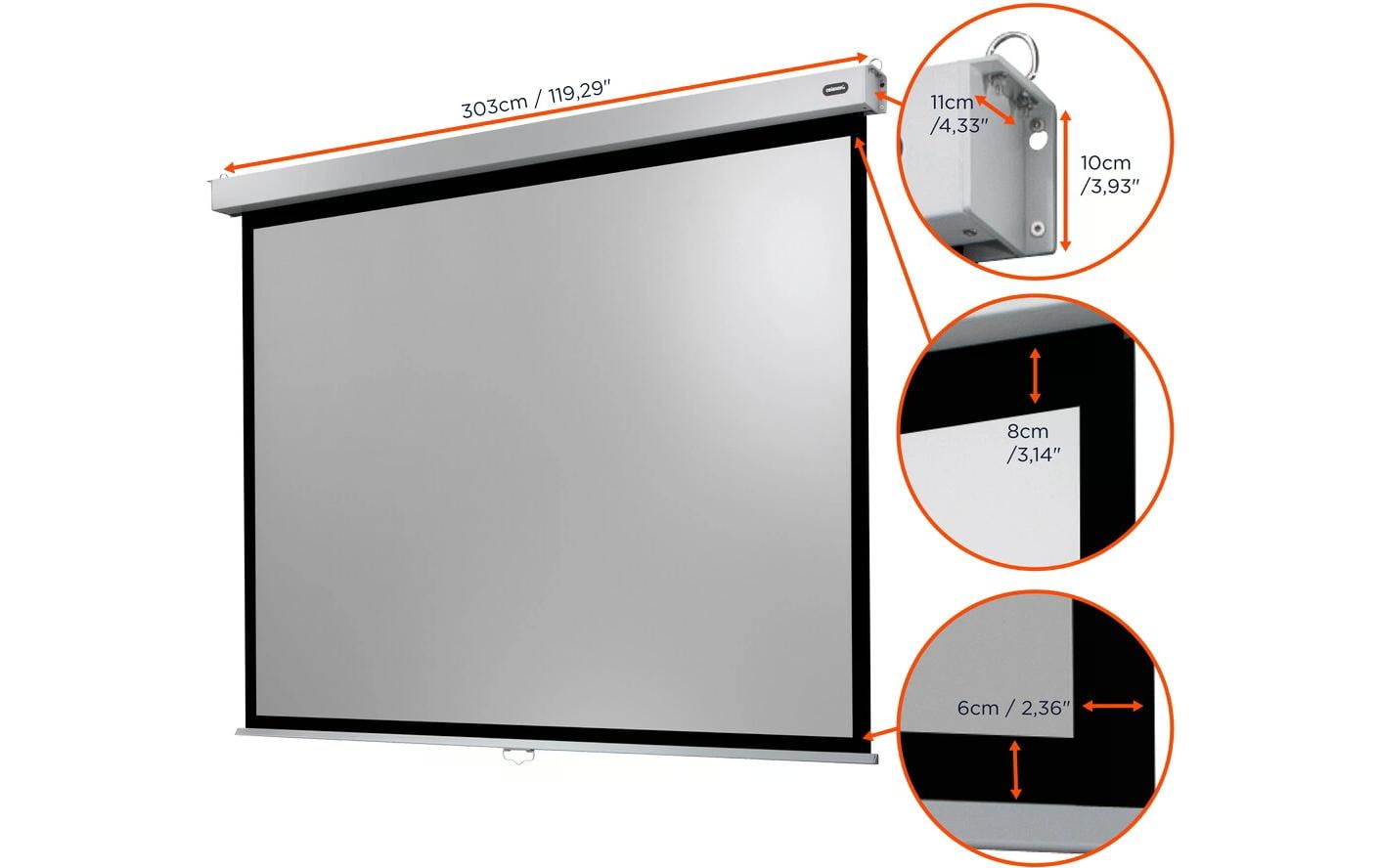 1167320_2 - Mediatech Celexon, Rollo Professional Plus, 4:3 manuell, 280x210cm