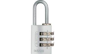ABUS 145/20 silber mit EAN Vorhangschloss 46611