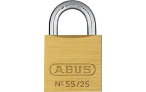 ABUS 55/25 vs. Vorhangschloss Gold