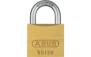 ABUS 55/30 vs. Vorhangschloss Gold