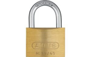 ABUS 55/45 vs. Vorhangschloss Gold