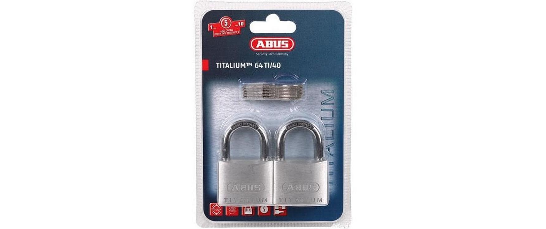 ABUS 64TI/40 Twins B/DFNLI Vorhangschloss kaufen Schweiz | Mediatech.ch