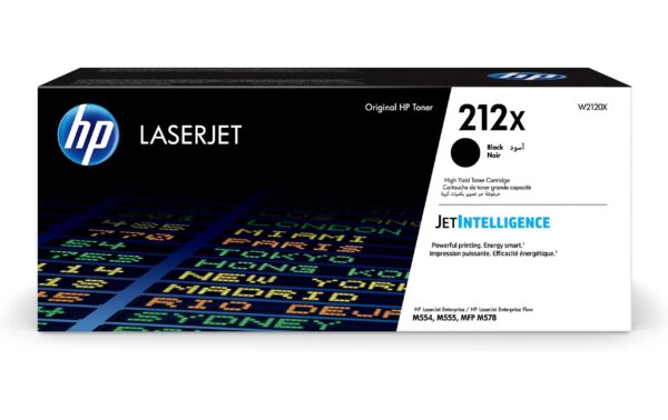 HP Toner 212X - Black (W2120X) Seitenkapazität ~ 13'000 Seiten