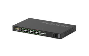 1172221 - Mediatech Netgear AV Line M4250-26G4F-PoE+ 24x1G 24x1G PoE+ 300W 2x1G, 4xSFP, Managed kaufen Schweiz | Mediatech.ch