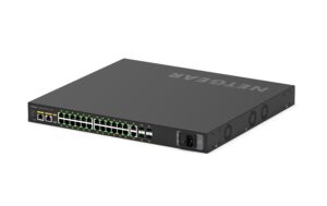 1172222 - Mediatech Netgear AV Line M4250-26G4XF-PoE+ 24x1G PoE+ 480W 2x1G, 4xSFP+, Managed