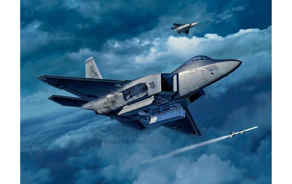 1172485_6 - Mediatech Revell Lockheed Martin F-22A Raptor Bausatz
