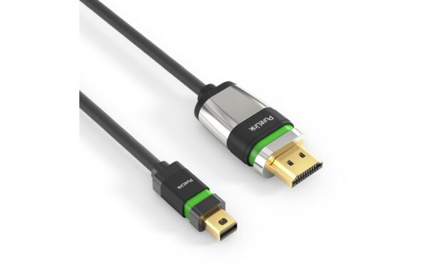 1172910 - Mediatech PureLink ULS 4K mini DP auf HDMI Kabel 1.5m ULS Verriegelungssystem kaufen Schweiz | Mediatech.ch