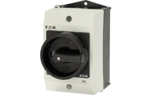 Eaton Hauptschalter 3 Polig, 20 A HALT-Funktion T0, Schwarz