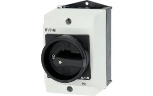 Eaton Hauptschalter 3 Polig+ N, 20 A HALT-Funktion T0, Schwarz