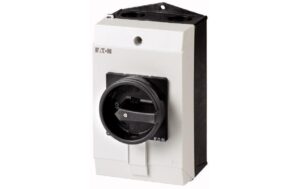 Eaton Hauptschalter 3 Polig + N, 32 A HALT-Funktion P1,  Schwarz