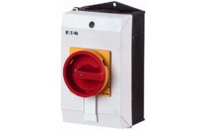 Eaton Hauptschalter 3 Polig, 25 A NOT-AUS-Funktion P1, Rot