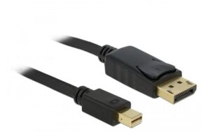 117529 - Mediatech Delock Mini-DP auf DP, 2m, V1.2, 4K support Mini-Displayport zu Displayport, schwarz kaufen Schweiz | Mediatech.ch