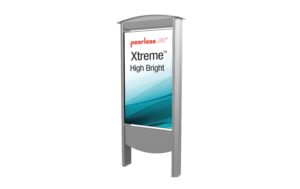 Peerless-AV KOP2555-S-XHB-EUK Kiosk 55, Outdoor, inkl XHB Display, Silb