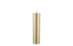 Sirius LED-Kerze Sille Exclusive, Gold Ø5x H20cm, 1 LED, exkl. 2xAA Batterien