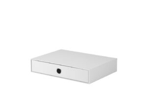 Rössler Schubladenbox S.O.H.O. White für A4 weiss,  1 Schublade, 33.5x6.5x25.2