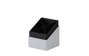 Rössler Stiftehalter S.O.H.O. Stone grau,  8,6 x 10 x 8,6cm