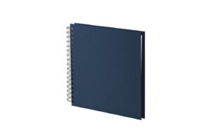 Rössler Fotoalbum Spiralbindung Navy 23  x 23 cm, 60 weisse Seiten