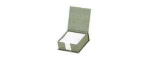 Rössler Notizzettel- Dispenser S.O.H.O. Sage (olive)  11 x 4.6 x 11 cm,