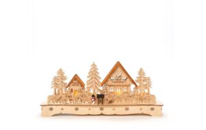 Konstsmide LED Holzsilhouette Dorf 9 warm weisse Dioden, Indoor kaufen Schweiz | Mediatech.ch