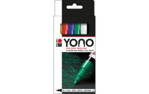 Marabu Acrylmarker YONO Set 6 Marker, 0.5 - 1.5 mm