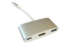 LC-Power LC Power LC-HUB-C-multi-4, USB3/HDMI/PD silber, Type-C PD, je 1x USB3/HDMI/DP kaufen | Mediatech.ch