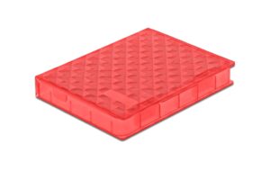 Delock Schutzbox für 2.5 HDD/SSD Anschluss für SATA, Farbe: Rot/Transparent kaufen Schweiz | Mediatech.ch