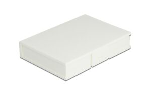 Delock Schutzbox für 3.5 HDD/SSD Anschluss für SATA, Farbe: Weiss