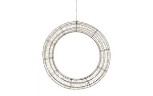 STT LED Angel Wreath Nero 78cm 1800LED sww, D78x9cm, black kaufen Schweiz | Mediatech.ch