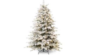 STT Weihnachtsbaum LED Snowed Tree 220 indoor, 610LED ww, H220cm green