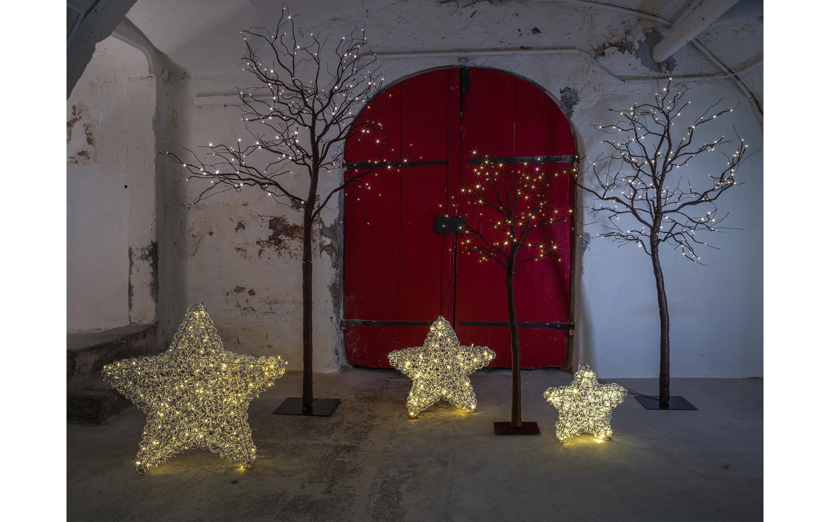 1181779_1 - Mediatech STT Weihnachtsbaum Fairy tale 150cm brown indoor, 138LED ww, H150cm